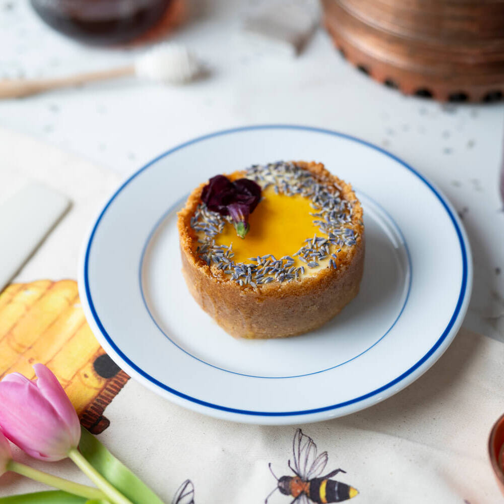 Lavender Honey Cheesecake