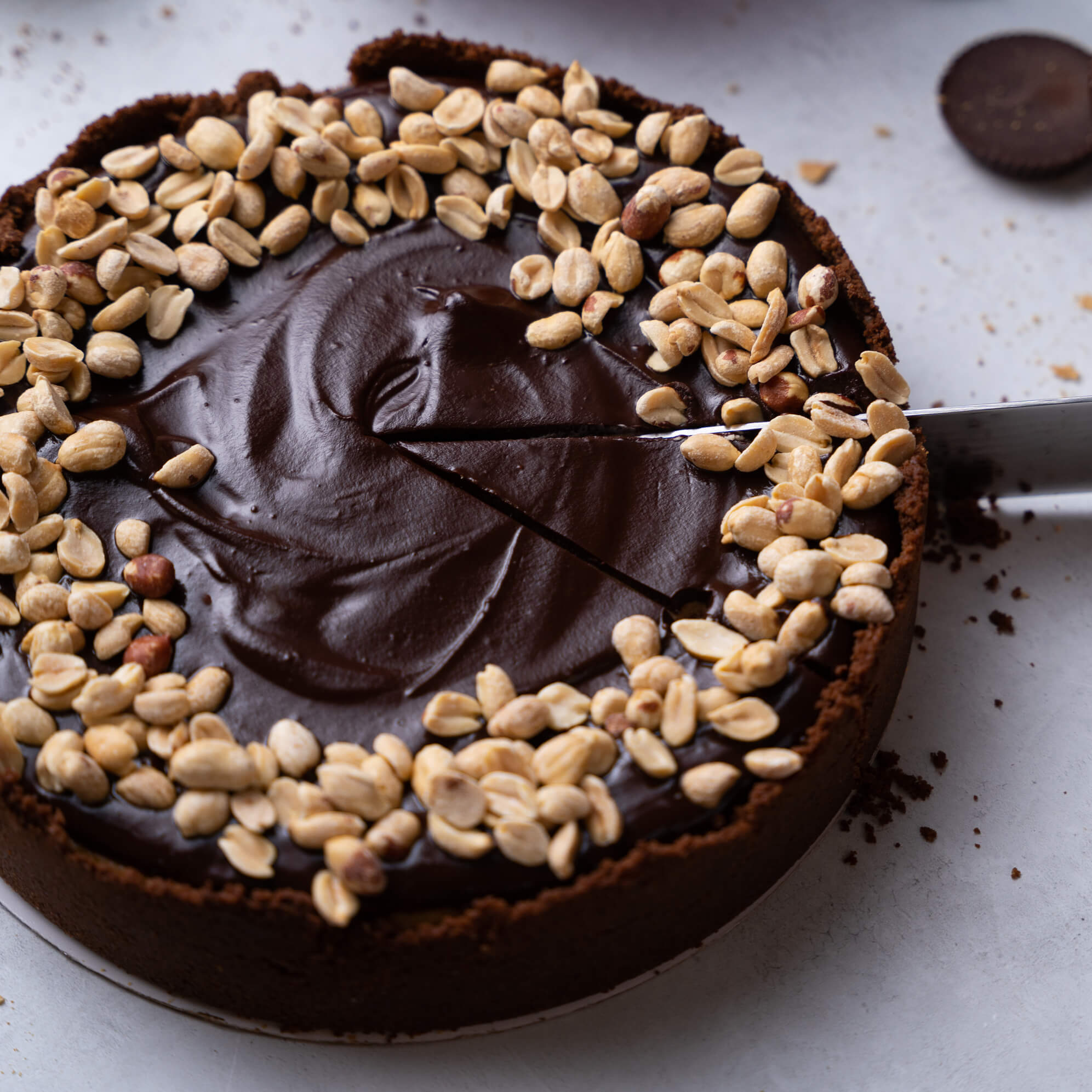 Peanut Butter Chocolate Cheesecake