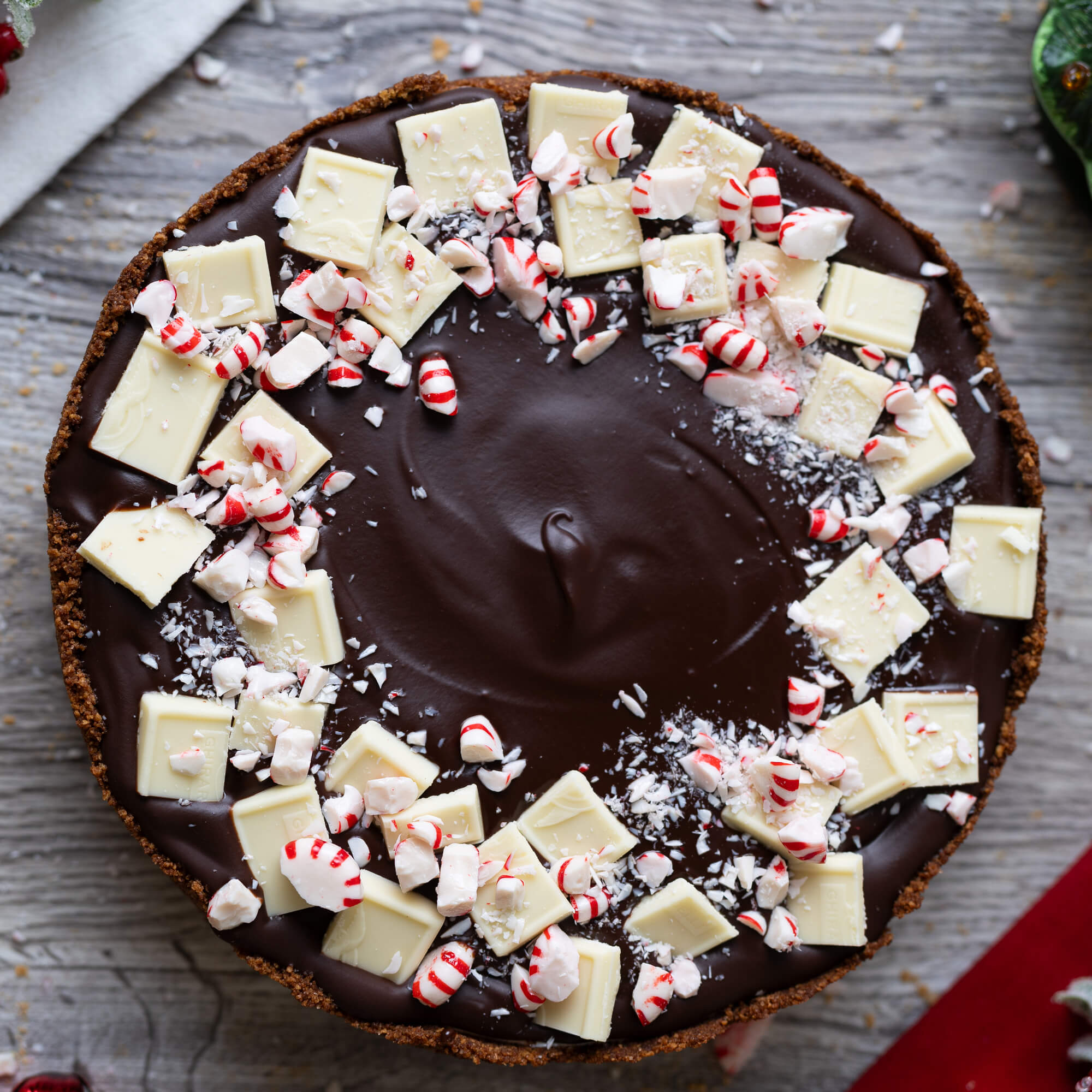 Peppermint Bark Cheesecake