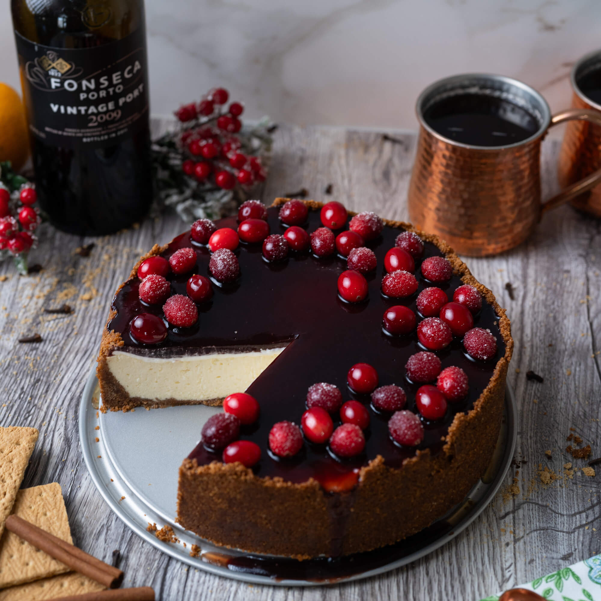 Mulled Wine Cheesecake