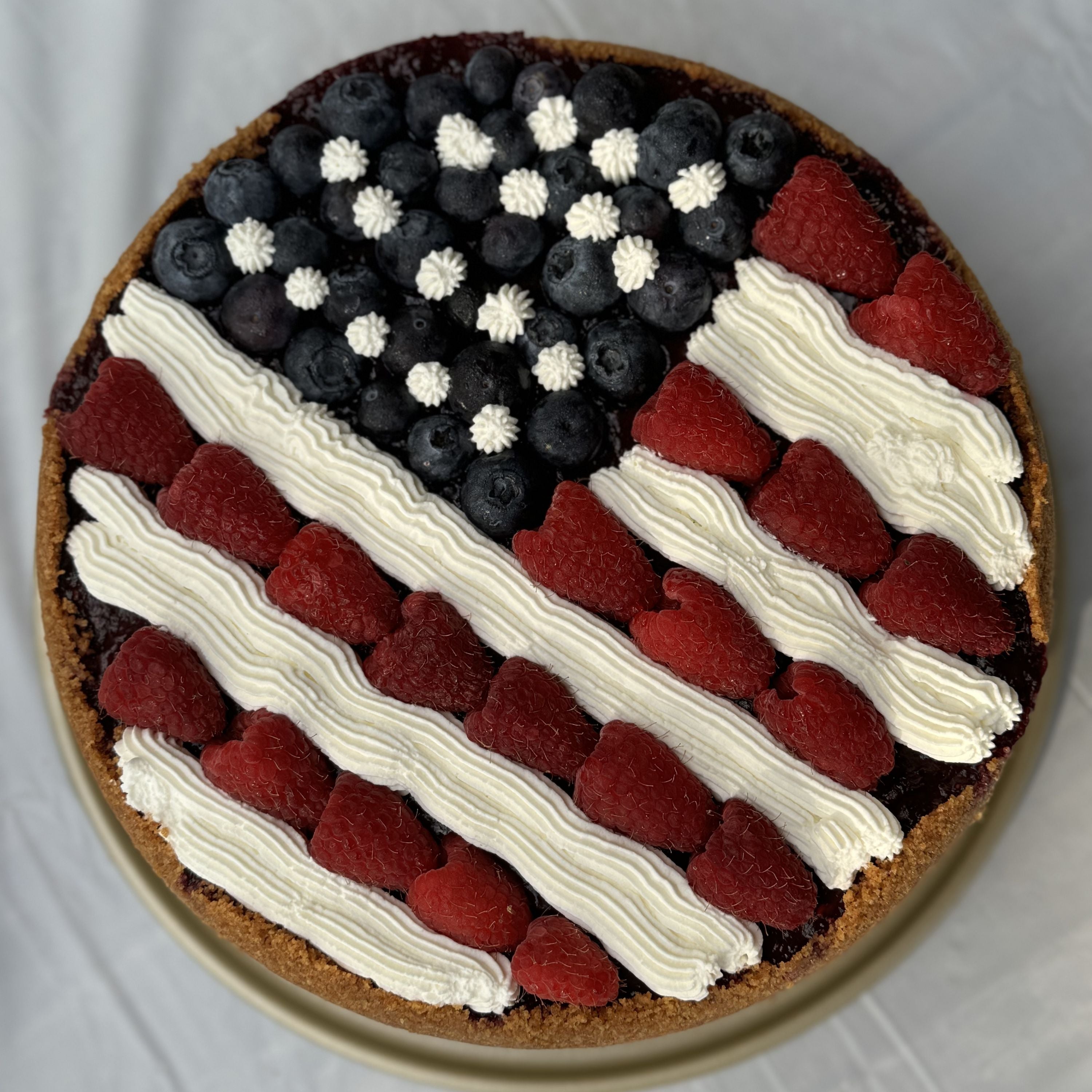 Flag Cake Cheesecake