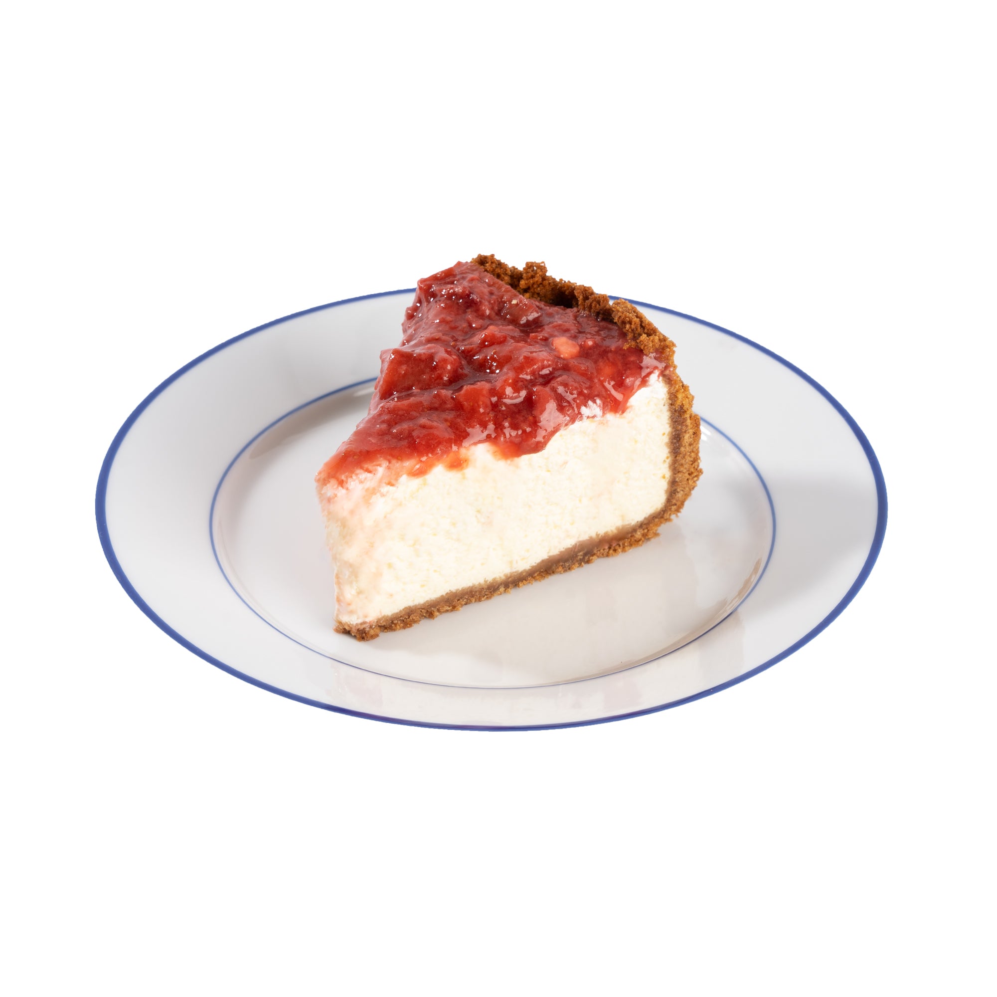 Strawberry Rhubarb Cheesecake