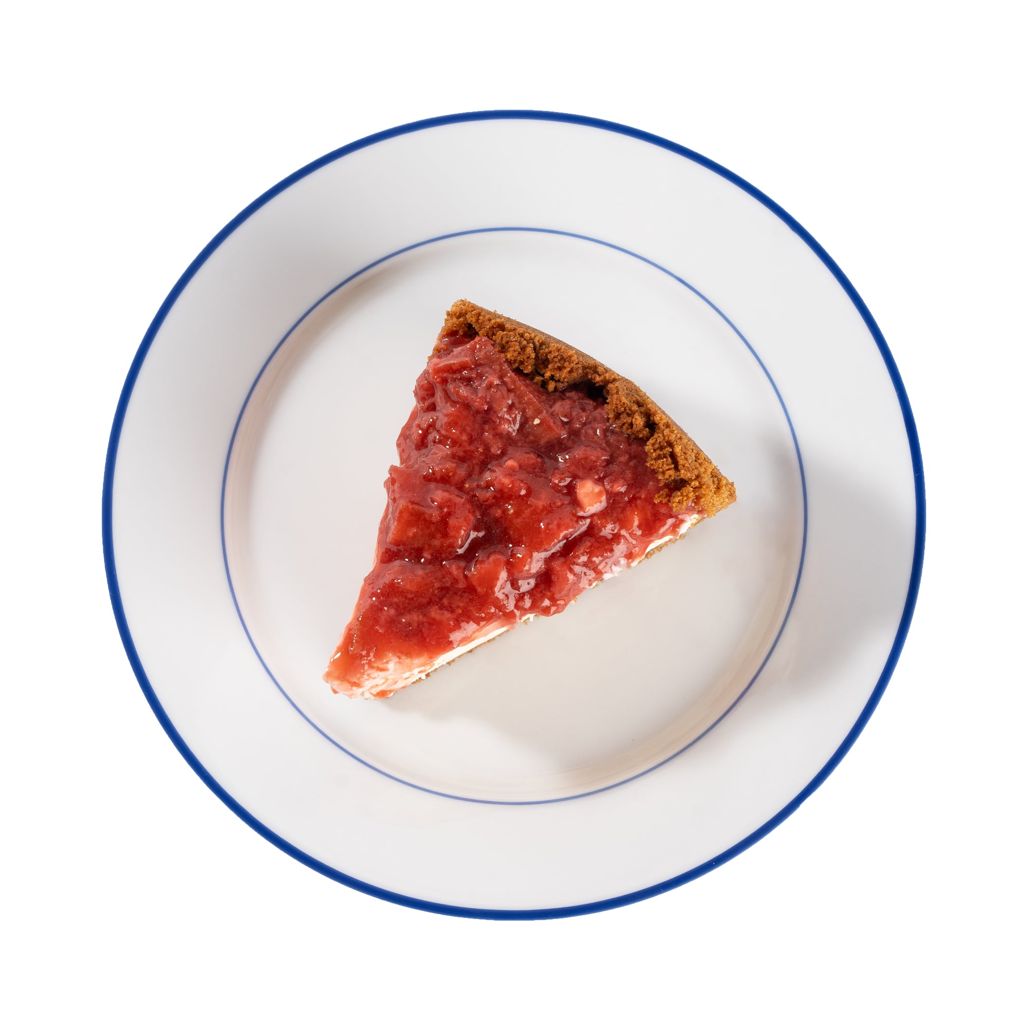 Strawberry Rhubarb Cheesecake