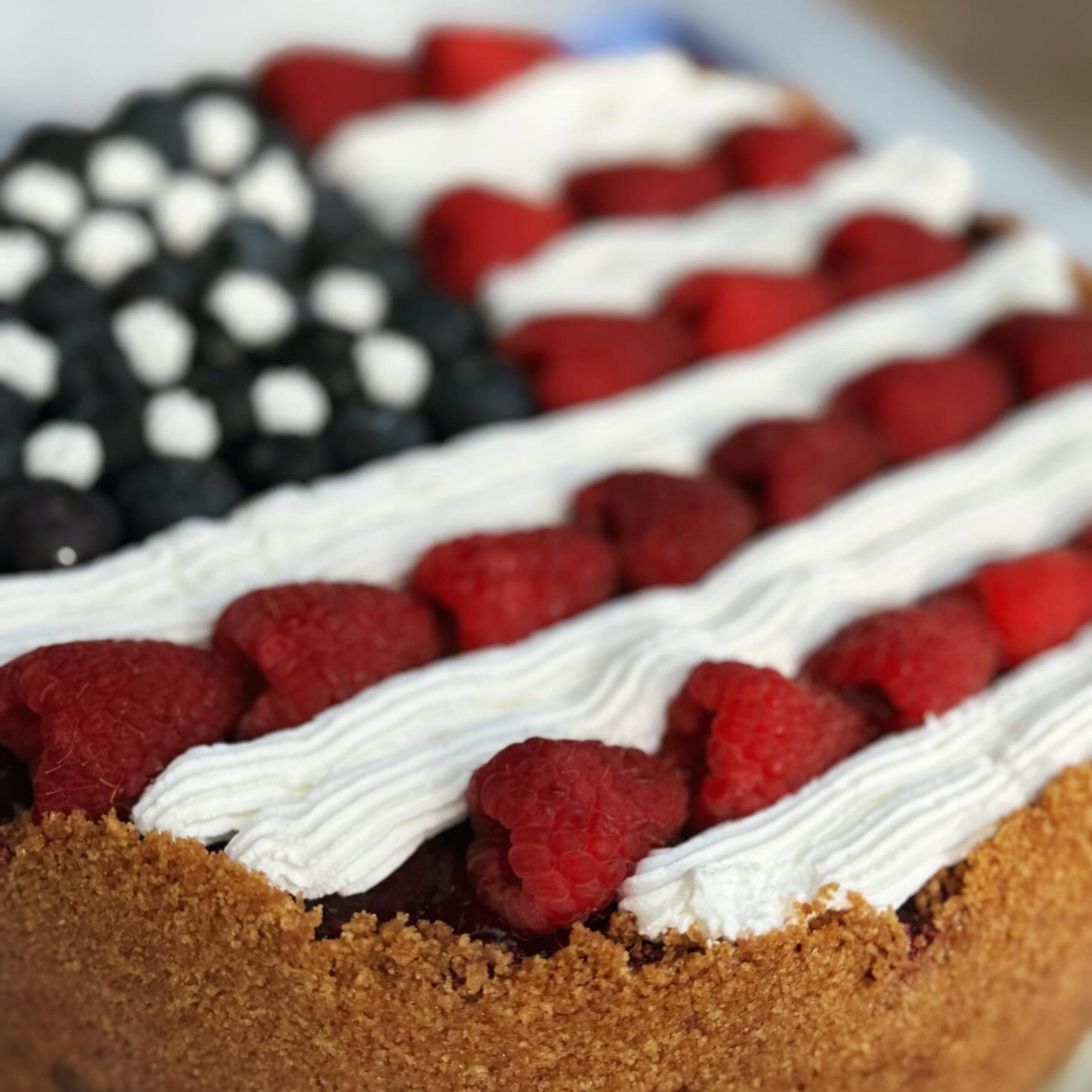 Flag Cake Cheesecake