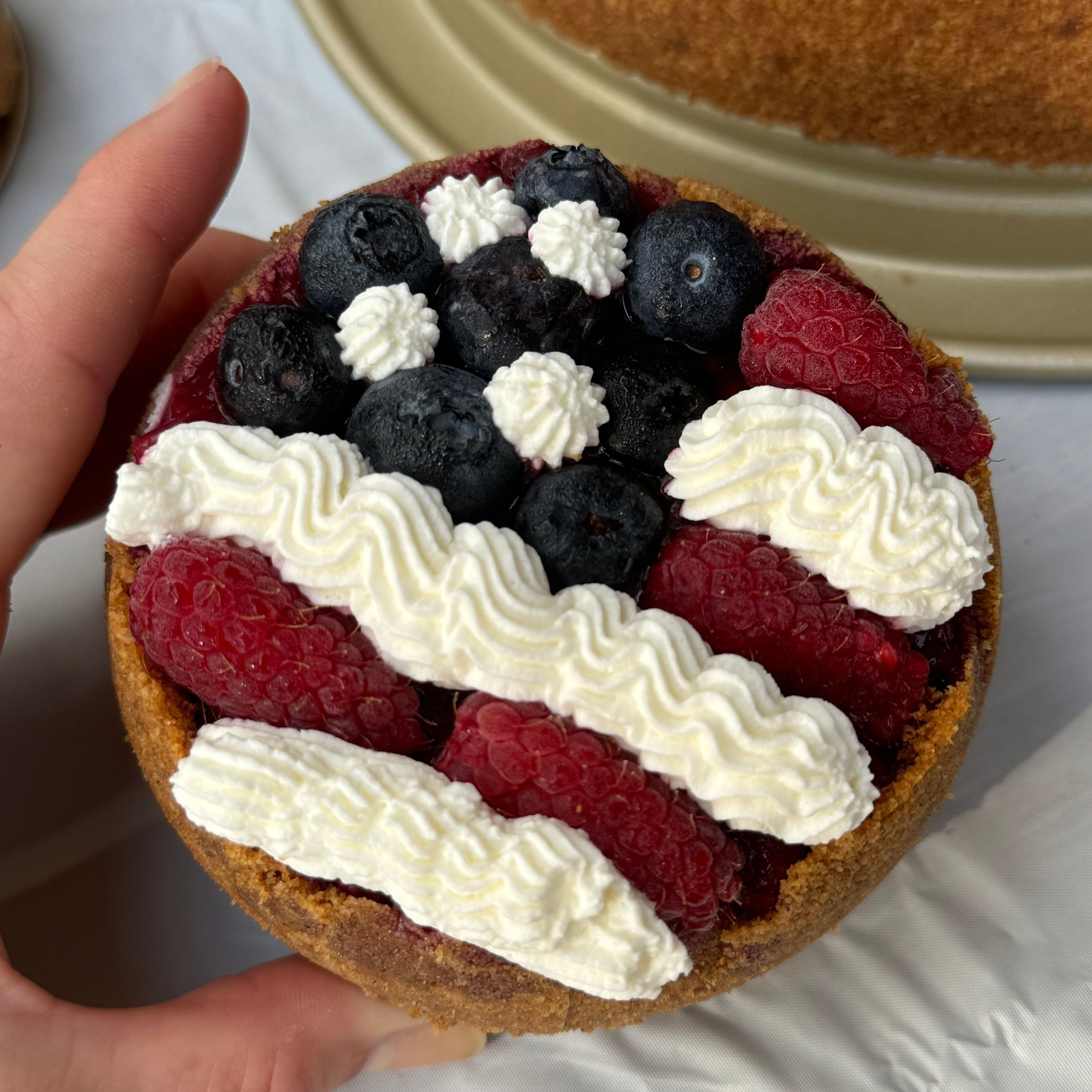 Flag Cake Cheesecake