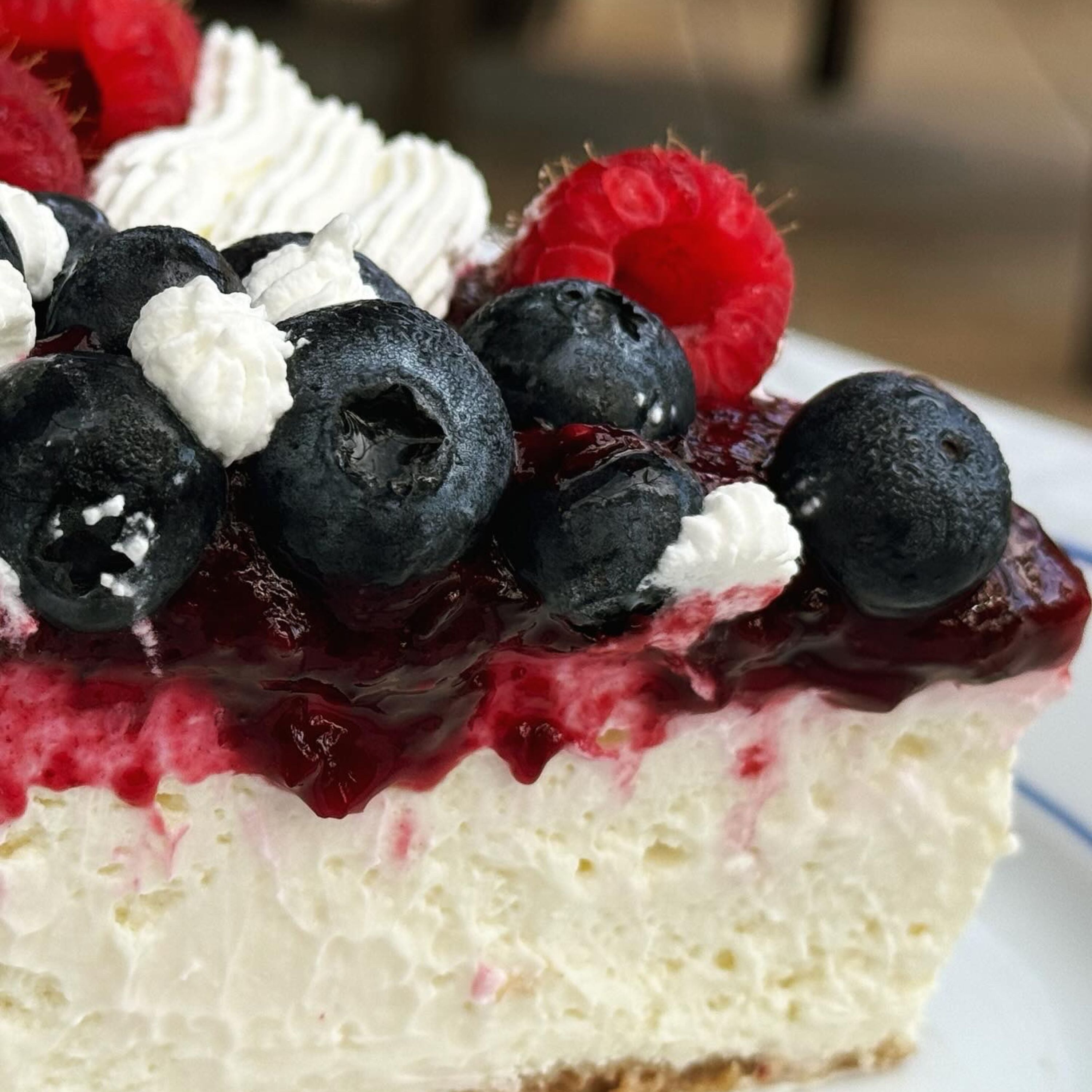 Flag Cake Cheesecake