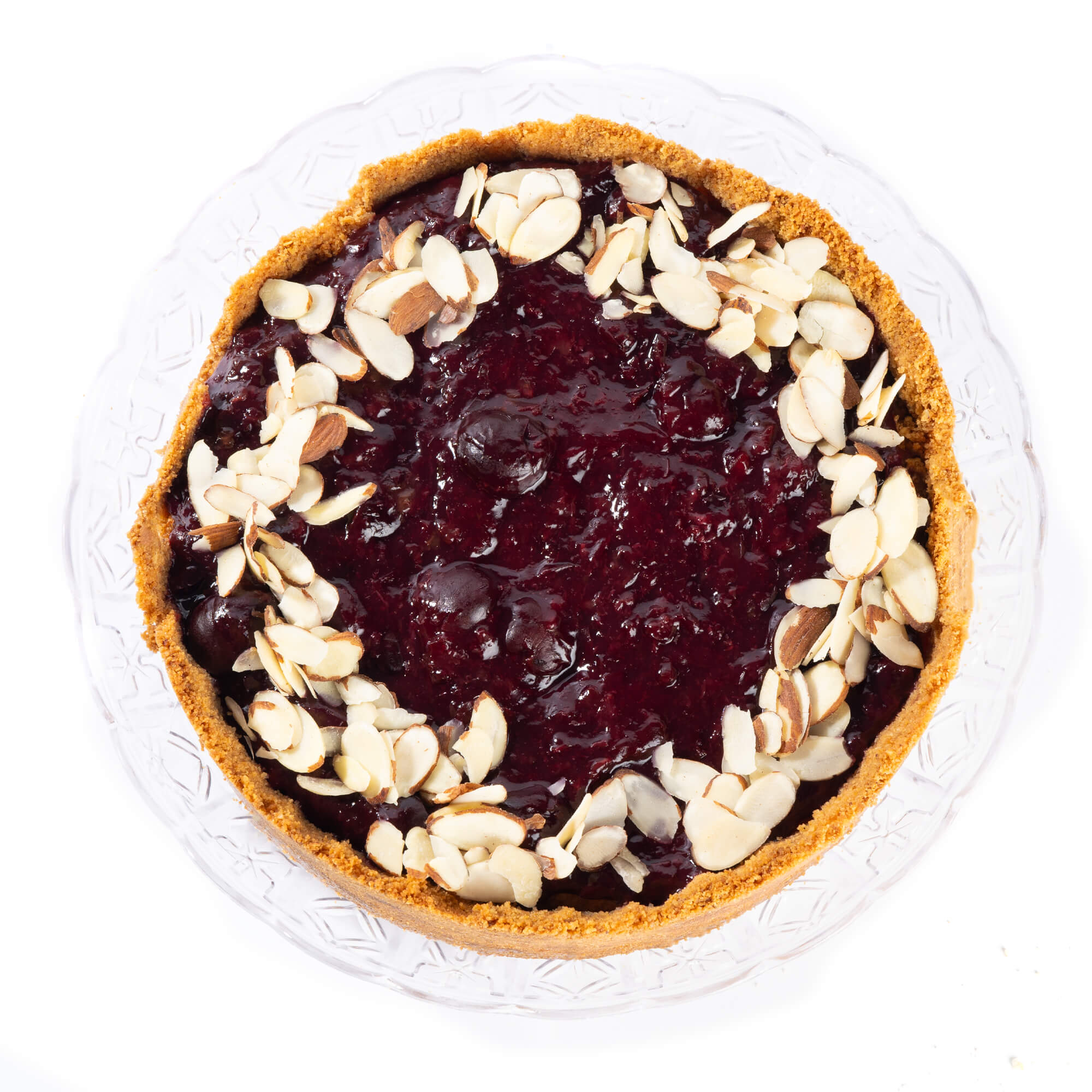 Cherry Almond Cheesecake