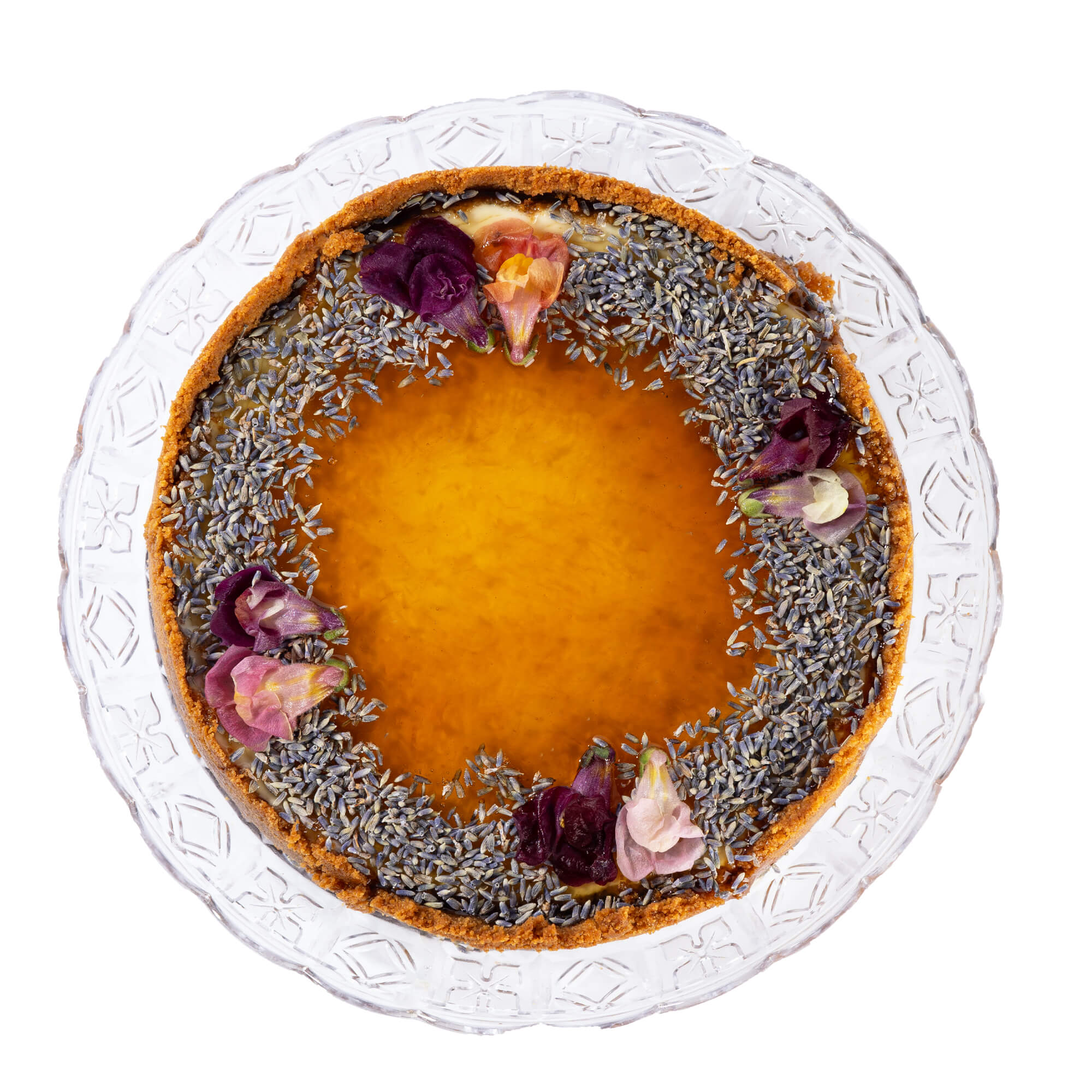 Lavender Honey Cheesecake