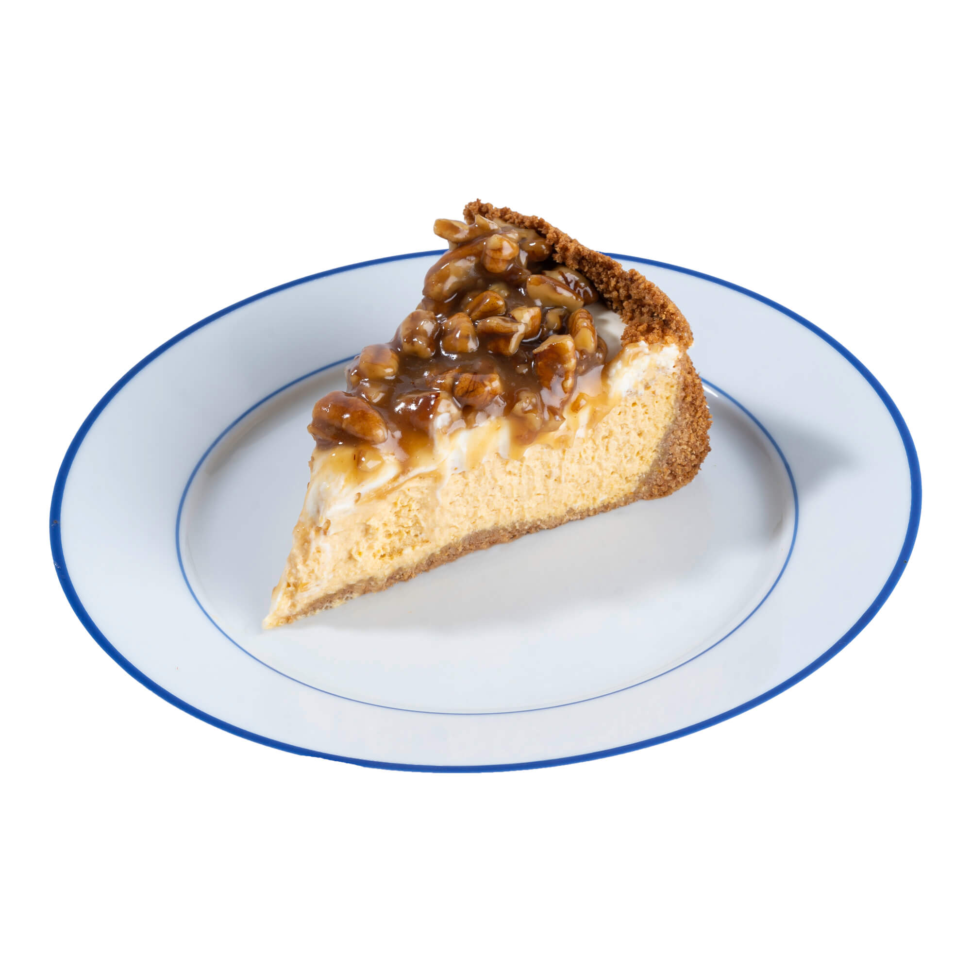Pumpkin Bourbon Pecan Cheesecake
